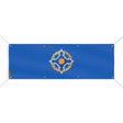 Drapeau organisation sécurité collective polyester résistant