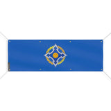 Drapeau organisation sécurité collective polyester résistant