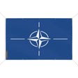 Drapeau otan en polyester résistant aux intempéries
