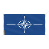 Drapeau otan polyester résistant aux intempéries