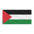 Drapeau palestine en polyester résistant avec œillets