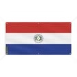 Drapeau paraguay polyester résistant 6 œillets intempéries