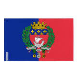 Drapeau paris polyester résistant double ourlet œillets
