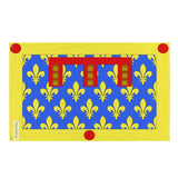 Drapeau pas-de-calais polyester résistant œillets à gauche