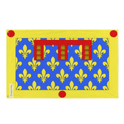 Drapeau pas-de-calais polyester résistant œillets à gauche