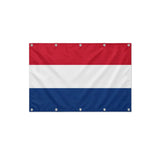 Drapeau des Pays-Bas format S en polyester avec dix œillets