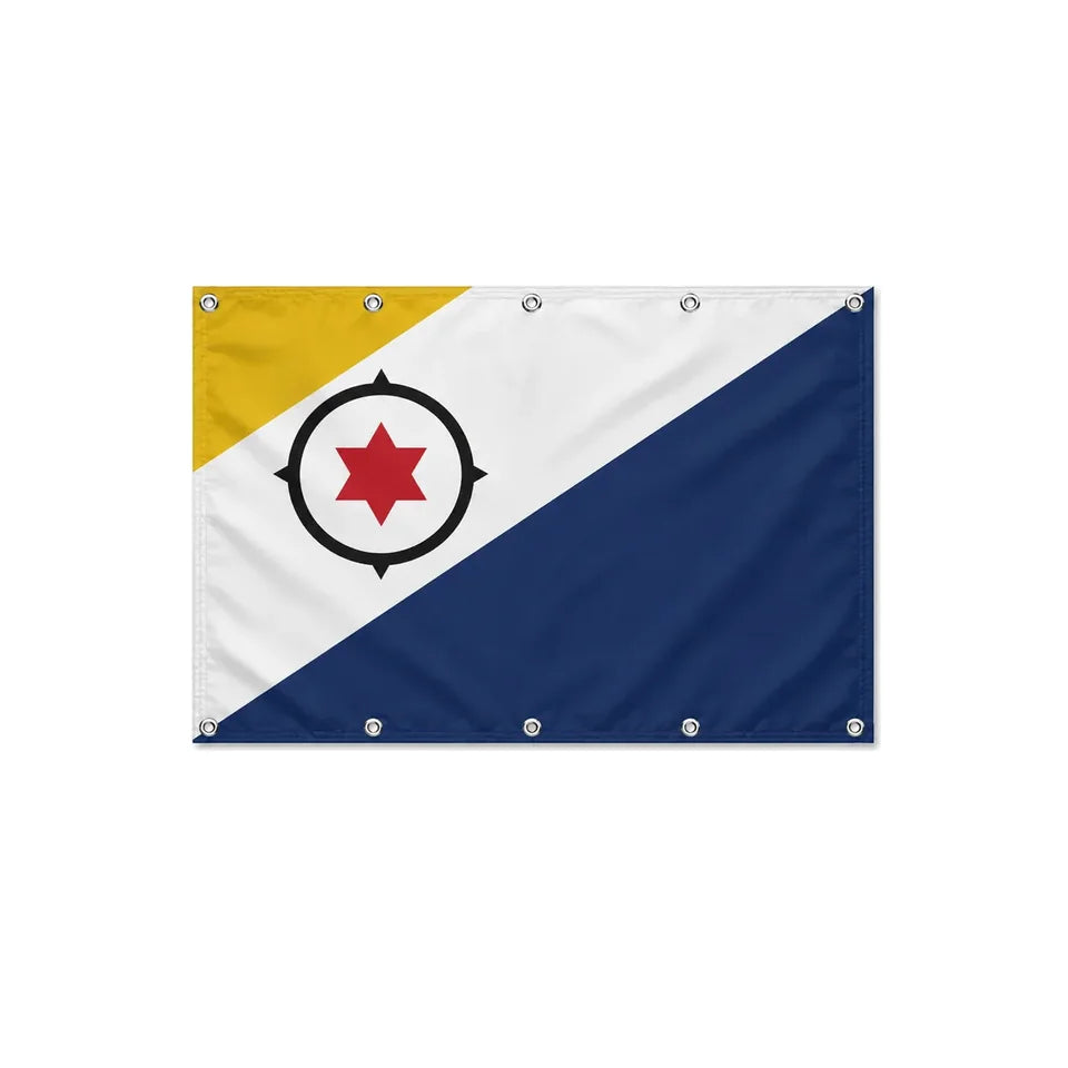 Drapeau Bonaire format S en polyester avec dix œillets