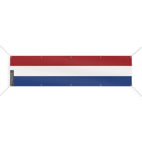 Drapeau pays-bas polyester résistant avec œillets robustes