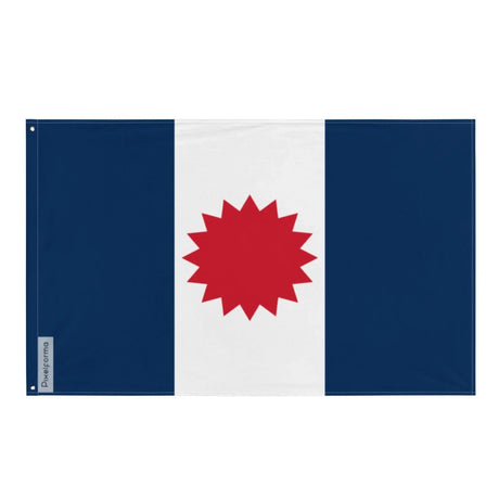 Drapeau pays taï polyester résistant œillets à gauche