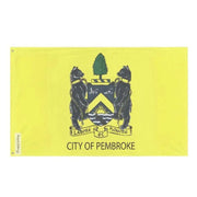 Drapeau pembroke polyester résistant œillets à gauche