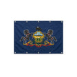 Drapeau de la Pennsylvanie format S en polyester avec dix œillets
