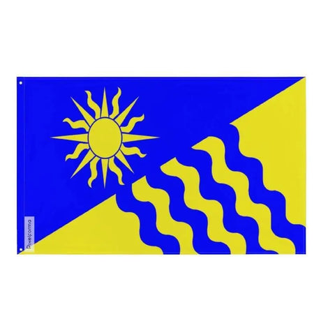 Drapeau penticton polyester résistant œillets à gauche