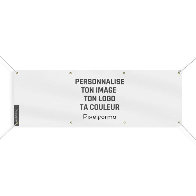 Drapeau personnalisé 8 oeillets en plusieurs tailles (l) - pixelforma