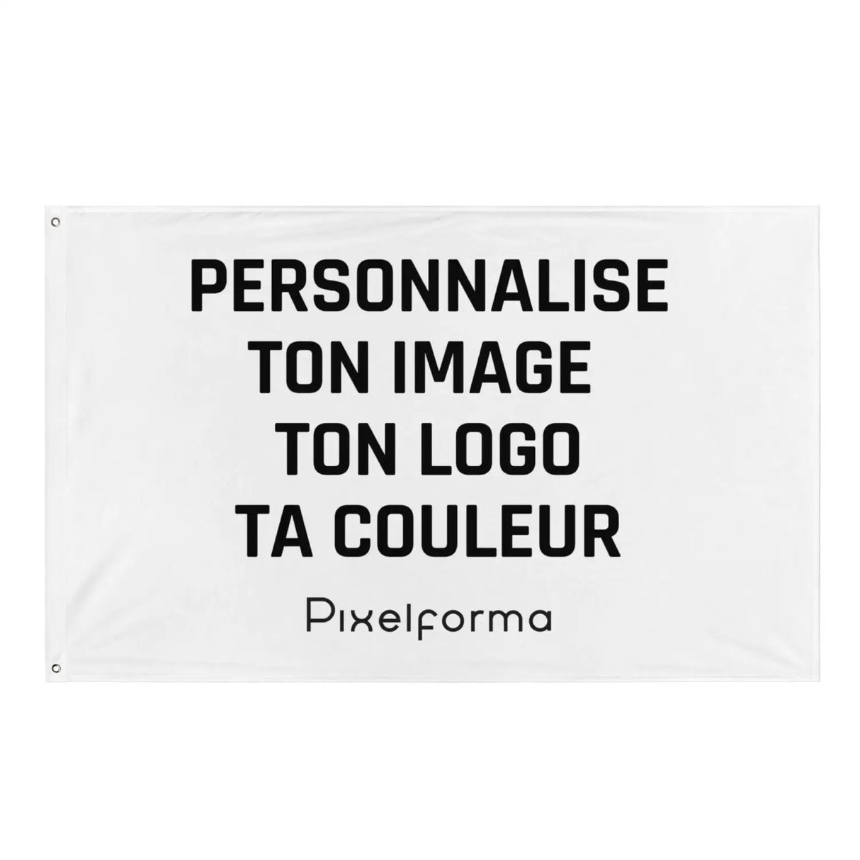 Drapeau personnalisé plusieurs tailles en polyester - pixelforma