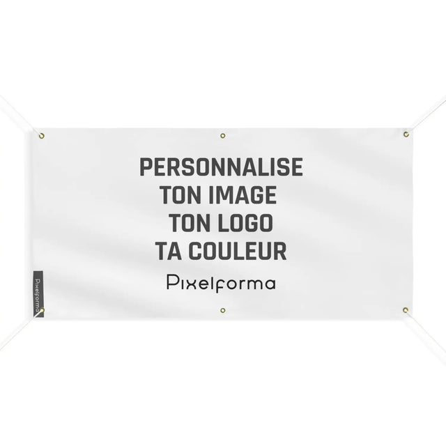 Drapeau personnaliser 6 oeillets en plusieurs tailles (m) - pixelforma
