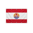 Drapeau de la Polynésie française format S en polyester avec dix œillets