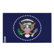 Drapeau président états-unis polyester œillets à gauche