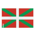 Drapeau pyrénées-atlantiques ouest polyester œillets gauche