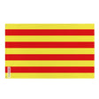 Drapeau pyrénées-orientales polyester avec œillets à gauche