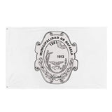 Drapeau rafaela polyester résistant œillets à gauche