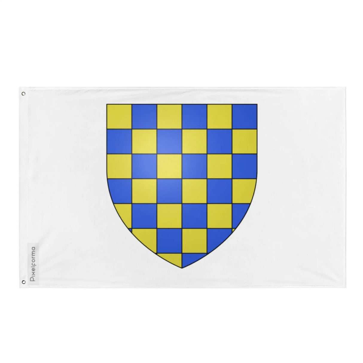 Drapeau raoul ier de vermandois polyester ourlet résistant