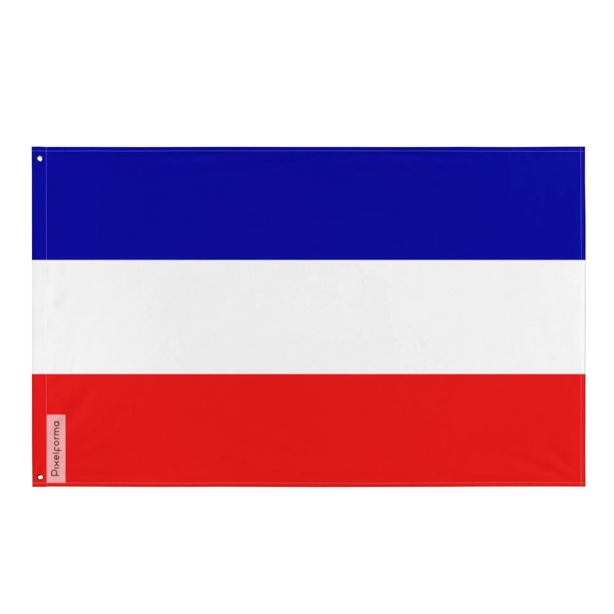 Drapeau révolutionnaire france polyester œillets à gauche