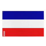 Drapeau révolutionnaire france polyester œillets à gauche