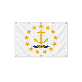 Drapeau Rhode Island format S en polyester avec dix œillets