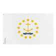 Drapeau rhode island polyester résistant avec œillets à gauche