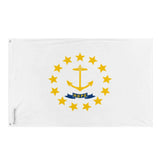 Drapeau rhode island polyester résistant avec œillets à gauche