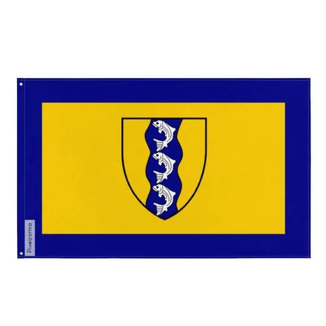 Drapeau richmond polyester résistant avec œillets à gauche