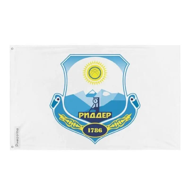 Drapeau ridder polyester résistant œillets à gauche