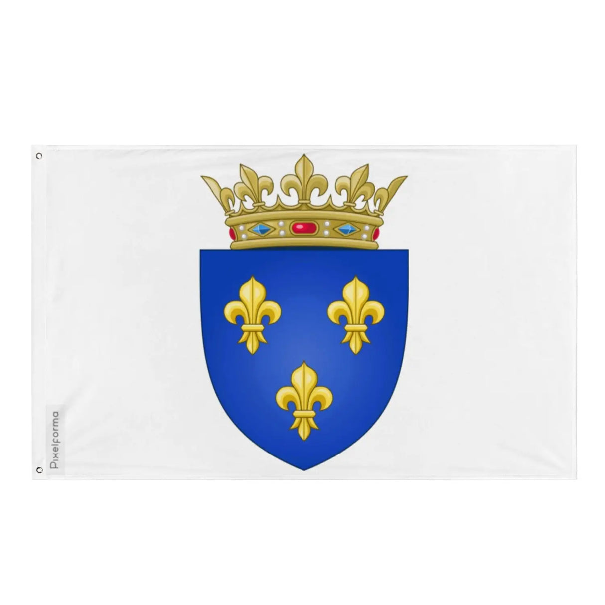 Drapeau rois de france après 1376 plusieurs tailles en polyester - pixelforma