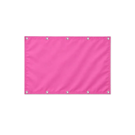 Drapeau Rose format S en polyester avec dix œillets