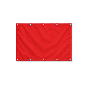 Drapeau Rouge format S en polyester avec dix œillets