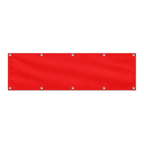 Drapeau Rouge grand format XL en polyester avec dix œillets