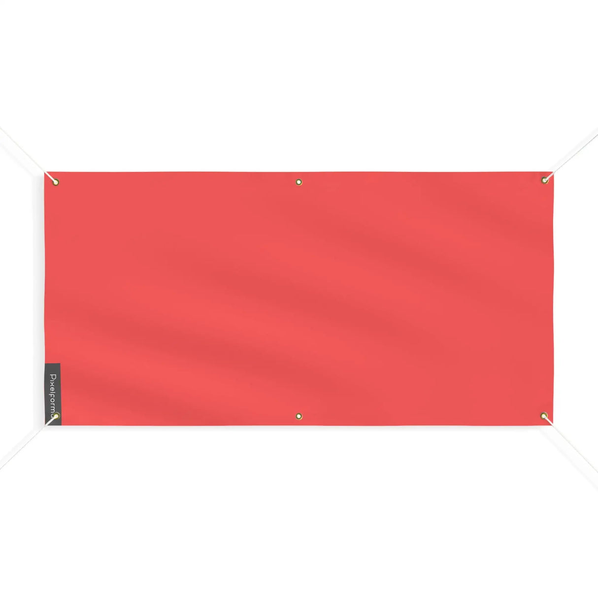 Drapeau rouge clair france polyester résistant 6 œillets