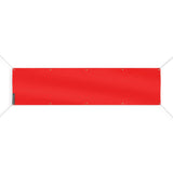 Drapeau rouge france en polyester résistant aux intempéries