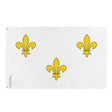 Drapeau royaliste france polyester résistant œillets à gauche