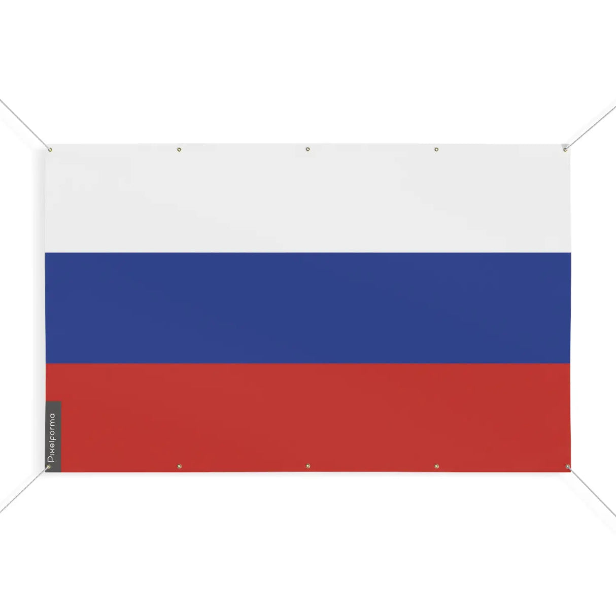 Drapeau russie 10 oeillets en plusieurs tailles (s) - pixelforma