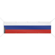 Drapeau russie polyester résistant avec œillets renforcés