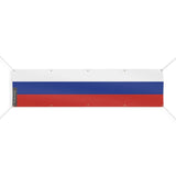 Drapeau russie polyester résistant avec œillets renforcés
