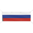 Drapeau russie polyester résistant avec œillets robustes