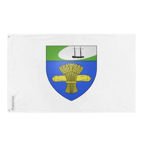 Drapeau saint-fulgence polyester résistant œillets à gauche