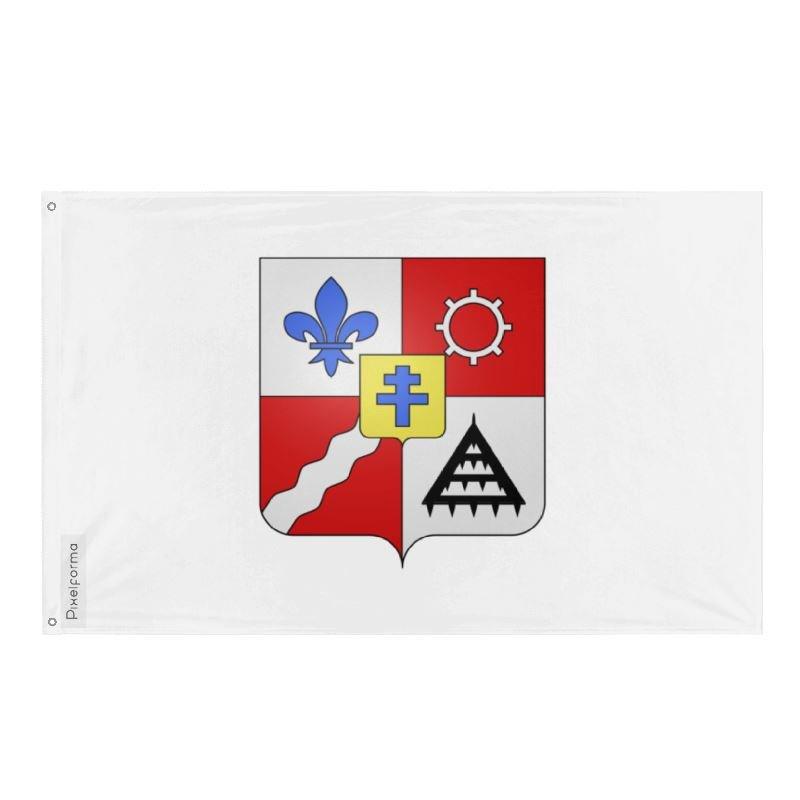 Drapeau Saint-Hyacinthe en plusieurs tailles 100 % polyester Imprimer avec Double ourlet - Pixelforma