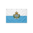 Drapeau de Saint-Marin format S en polyester avec dix œillets