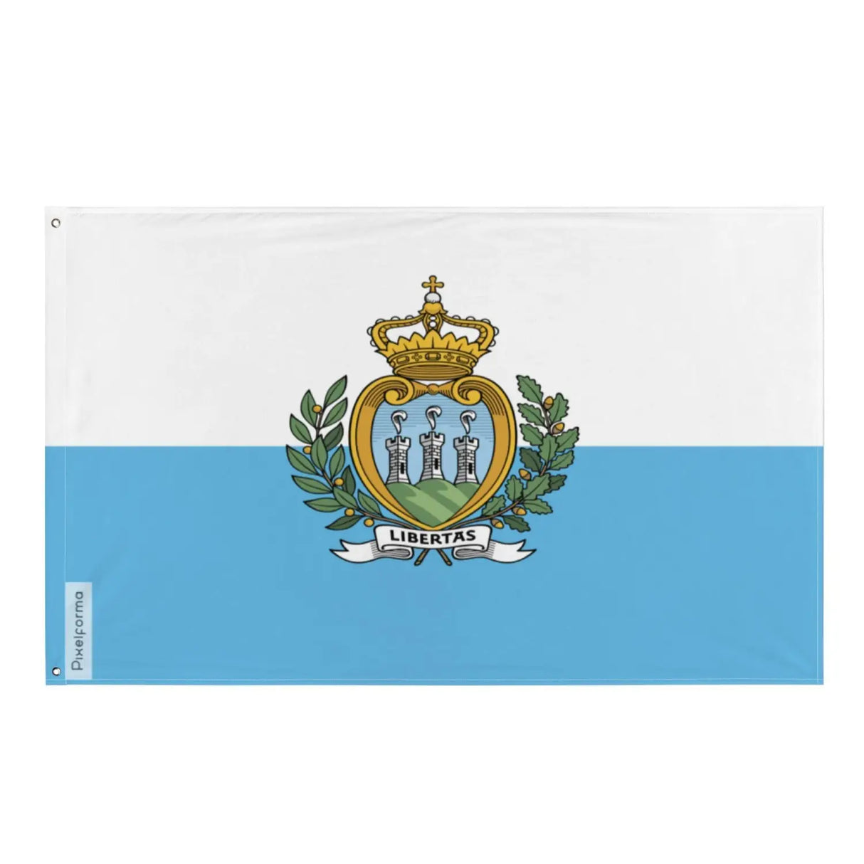 Drapeau saint-marin plusieurs tailles en polyester - pixelforma