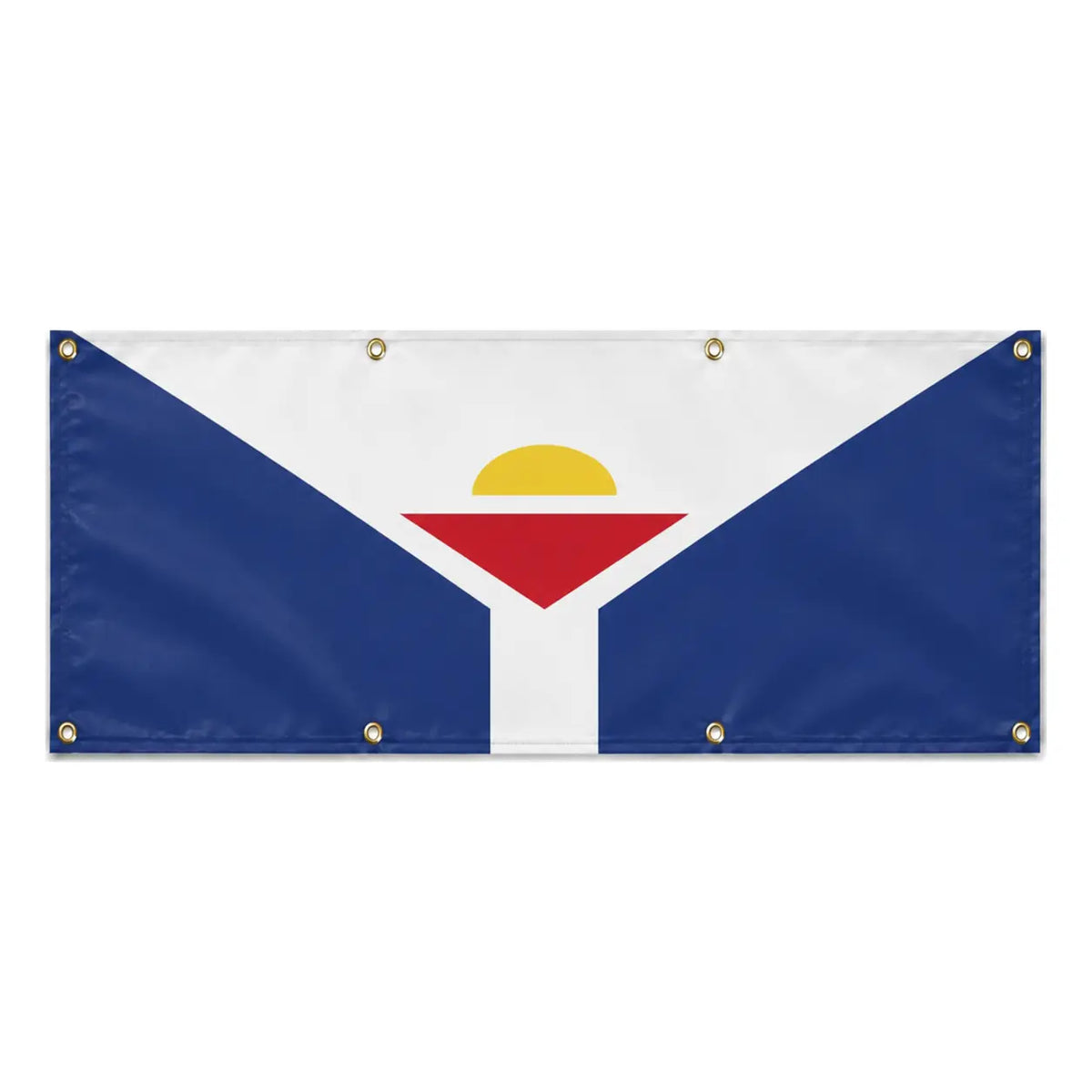 Drapeau saint-martin polyester résistant aux intempéries