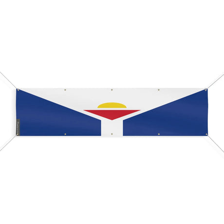 Drapeau saint-martin polyester résistant aux intempéries