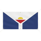 Drapeau saint-martin polyester résistant aux intempéries